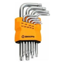 Набор ключей имбусовых Torx , 9 шт, T10-T50 Вихрь 73/6/5/12